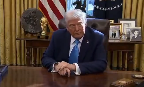 Presiden AS, Donald Trump, dikabarkan akan menandatangani perintah eksekutif pada Selasa untuk menarik AS dari Dewan Hak Asasi Manusia PBB dan UNRWA. (foto X/@MyRightToExist)